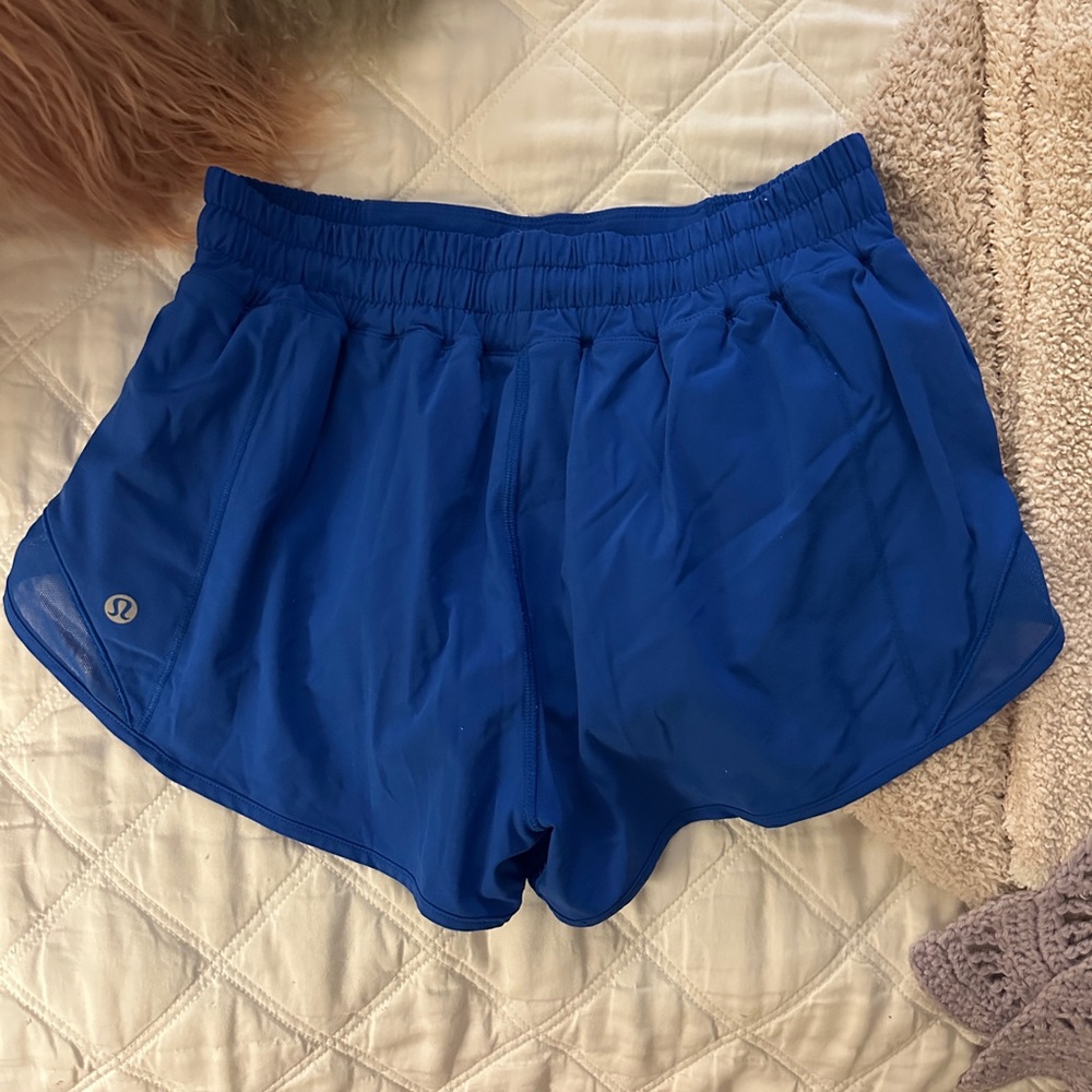 Lululemon Athletica Blue Athletic Shorts Lightweight Performance - Picture 2 of 5